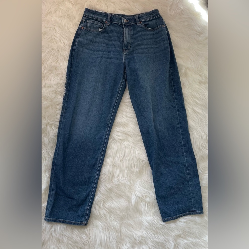 American Eagle Stretch High Rise Blue Jeans Size 8